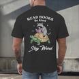 Read Books Be Kind Stay Weird Men's Back Print T-Shirt