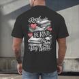 Read Books Be Kind Stay Weird Skeleton Heart Reading Alt Men's Back Print T-Shirt Read Books Be Kind Stay Weird Skeleton Heart Reading Alt Men's Back Print T-Shirt