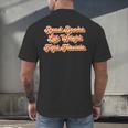 Read Books Lift Weights Fight Fascists Retro Reading Men's Back Print T-Shirt