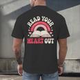 Read Your Heart Out Book Lover Fun Reading Time Men's Back Print T-Shirt Read Your Heart Out Book Lover Fun Reading Time Men's Back Print T-Shirt