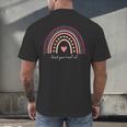 Read Your Heart Out Rainbow Teacher Reading Books Lover Men's Back Print T-Shirt Read Your Heart Out Rainbow Teacher Reading Books Lover Men's Back Print T-Shirt