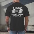 I Read Reading Book Librarian Across America Men Women Kids Men's Back Print T-Shirt I Read Reading Book Librarian Across America Men Women Kids Men's Back Print T-Shirt