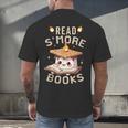 Read S'More Book Marshmallow Book Reading Lover Men's Back Print T-Shirt Read S'More Book Marshmallow Book Reading Lover Men's Back Print T-Shirt