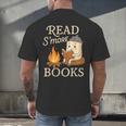Read S'More Books Campfire Reading Book Lovers Camper Men's Back Print T-Shirt Read S'More Books Campfire Reading Book Lovers Camper Men's Back Print T-Shirt