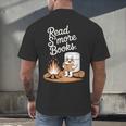 Read S'More Books Camping Outdoors Reading Campfire Smores Men's Back Print T-Shirt