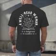 A Well Read Woman Book Lover Literary Quote Men's Back Print T-Shirt
