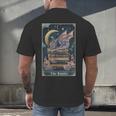 The Reader Tarot Card Book Dragon Romantasy Fantasy Bookish Men's Back Print T-Shirt