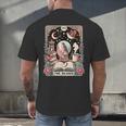 The Reader Tarot Card Shirt Bird Book Lover Bookworm Men's Back Print T-Shirt