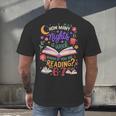 Reading 6 7 Meme Six Seven Cozy Book Lover Teacher Men's Back Print T-Shirt