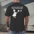 Reading 6-7 Silly Goose Read Books Bookish Bookworm Men's Back Print T-Shirt Reading 6-7 Silly Goose Read Books Bookish Bookworm Men's Back Print T-Shirt