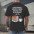 Reading 6-7 Six Seven Meme English Teacher Book Lover Men's Back Print T-Shirt Reading 6-7 Six Seven Meme English Teacher Book Lover Men's Back Print T-Shirt