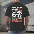 Reading 67 Meme English Teacher Christmas Book Lover Men's Back Print T-Shirt