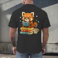 Reading Book Lover Red Panda Read Books Be Kind Stays Weird Men's Back Print T-Shirt Reading Book Lover Red Panda Read Books Be Kind Stays Weird Men's Back Print T-Shirt