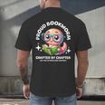 Reading Book Lovers Glasses Cartoon Worm Books Cute Bookworm Men's Back Print T-Shirt Reading Book Lovers Glasses Cartoon Worm Books Cute Bookworm Men's Back Print T-Shirt