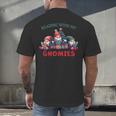 Reading With My Gnomies Reading Book Christmas Men's Back Print T-Shirt