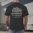 Reading Its A Good Day To Read A Book Librarian Men's Back Print T-Shirt