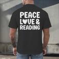 Reading I Love Books And Reading Men's Back Print T-Shirt Reading I Love Books And Reading Men's Back Print T-Shirt