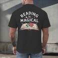Reading Is Magical Book Lover Bookworm Librarian Library Day Men's Back Print T-Shirt Reading Is Magical Book Lover Bookworm Librarian Library Day Men's Back Print T-Shirt