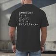 Reading Is a Right Not a Privilege Banned Books Men's Back Print T-Shirt Reading Is a Right Not a Privilege Banned Books Men's Back Print T-Shirt