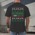 Reading Is Snow Much Fun Winter Bookworm Reading Book Lovers Men's Back Print T-Shirt Reading Is Snow Much Fun Winter Bookworm Reading Book Lovers Men's Back Print T-Shirt