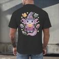 ReadsALOTL Cute Axolotl Book Lover Men's Back Print T-Shirt ReadsALOTL Cute Axolotl Book Lover Men's Back Print T-Shirt