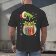 Retro Christmas Ornament Book Christmas Teacher Librarian Men's Back Print T-Shirt Retro Christmas Ornament Book Christmas Teacher Librarian Men's Back Print T-Shirt