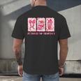 Retro Coquette Bow All Booked For Valentines Book Lover Cute Men's Back Print T-Shirt