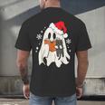 Retro Ghost Reading Book With Cat Bookish Club Christmas Men Women Kids Men's Back Print T-Shirt Retro Ghost Reading Book With Cat Bookish Club Christmas Men Women Kids Men's Back Print T-Shirt
