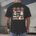 Retro Ghost Reading Book Teacher Librarian Bookish Christmas Men's Back Print T-Shirt