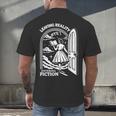 Retro Trendy Bookish Book Lover Reading Quotes Leaving Reality Entering Fiction -Adults Small Short Sleeve T-Shirt Men's Back Print T-Shirt Retro Trendy Bookish Book Lover Reading Quotes Leaving Reality Entering Fiction -Adults Small Short Sleeve T-Shirt Men's Back Print T-Shirt
