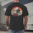 Retro Vintage FREADom Anti Ban Books Freedom To Read Men's Back Print T-Shirt Retro Vintage FREADom Anti Ban Books Freedom To Read Men's Back Print T-Shirt