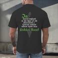 Robin HoodShirt For Book Lovers And Literature Fans Men's Back Print T-Shirt Robin HoodShirt For Book Lovers And Literature Fans Men's Back Print T-Shirt