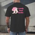 Rowdy 'Bout Books Cowboy Lovers Men's Back Print T-Shirt