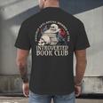 Sarcastic Proud Anti Social Member Of Introverted Book Club Men's Back Print T-Shirt Sarcastic Proud Anti Social Member Of Introverted Book Club Men's Back Print T-Shirt