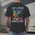 Save A Dragon Ride A Wingleader Books Dragon Lover Cute Men's Back Print T-Shirt Save A Dragon Ride A Wingleader Books Dragon Lover Cute Men's Back Print T-Shirt