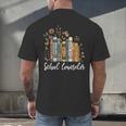 School Counselor Wildflower Books National School Counseling Men's Back Print T-Shirt School Counselor Wildflower Books National School Counseling Men's Back Print T-Shirt