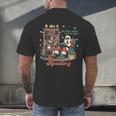 He Sees What You'Ve Been Reading Santa Christmas Bookish Men's Back Print T-Shirt He Sees What You'Ve Been Reading Santa Christmas Bookish Men's Back Print T-Shirt