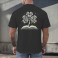 Shamrock Books St Patricks Day Bookworm Librarian Men's Back Print T-Shirt
