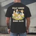 Silly-Goose Book Club Goose And Book Lovers Men's Back Print T-Shirt Silly-Goose Book Club Goose And Book Lovers Men's Back Print T-Shirt