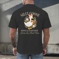 Silly Goose Book Club Member Reading Lover Men's Back Print T-Shirt