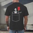 Skeleton Books Read Book Reading Librarian Across America Men's Back Print T-Shirt Skeleton Books Read Book Reading Librarian Across America Men's Back Print T-Shirt