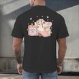 Smells Like Cowboy Romance Book Lover Men's Back Print T-Shirt Smells Like Cowboy Romance Book Lover Men's Back Print T-Shirt