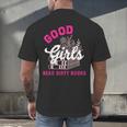Smutty Book Merch Good Girls Read Dirty Books Smut Readers Men's Back Print T-Shirt
