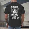 Smutty And Loving It Dark Fantasy Spicy Book Lover Men's Back Print T-Shirt
