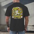 Softball Pitcher Best Traits Brave Retro Pop Comic Book Art Men's Back Print T-Shirt Softball Pitcher Best Traits Brave Retro Pop Comic Book Art Men's Back Print T-Shirt