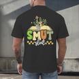 Spicy Book Lover Smut Slut Romance Reading Librarian Men's Back Print T-Shirt Spicy Book Lover Smut Slut Romance Reading Librarian Men's Back Print T-Shirt