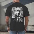 Support Your Local Bookstore Reading Book Lover Men's Back Print T-Shirt