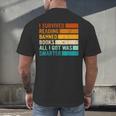 I Survived Reading Banned Books All I Got Was Smarter Men's Back Print T-Shirt