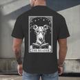 Tarot Card Vintage Whippet Dog Book Lover The Reader Men's Back Print T-Shirt Tarot Card Vintage Whippet Dog Book Lover The Reader Men's Back Print T-Shirt