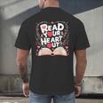 Teach Inspire Grow Everyday Read Your Heart Out Valentine Book-Themed Small Men's Back Print T-Shirt Teach Inspire Grow Everyday Read Your Heart Out Valentine Book-Themed Small Men's Back Print T-Shirt